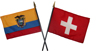 Flagge Wappen Schweiz Ecuador